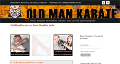 Desktop Screenshot of oldmankarate.com